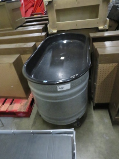 48-Inch Galvanized Ice-Down Display Tub