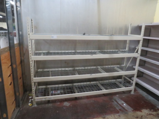 6FT TALL RACKING - 20IN DEEP, 8FT BEAMS