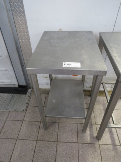 18X24 STAINLESS STEEL TABLE