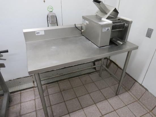 4FT STAINLESS STEEL TABLE - 24IN DEEP