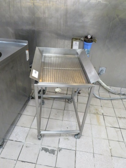 S/STEEL FRYER LANDING CART