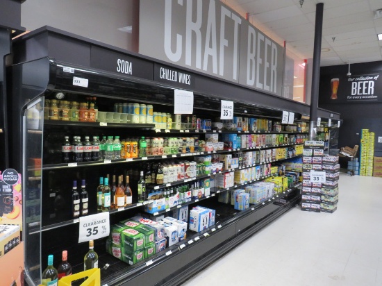 KYSOR QD6L3 BEER CASES 2010 (1-8FT, 2-12FT) - REMOTE COOLED, NO COMPRESSOR