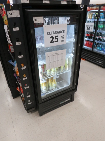 TRUE SELF-CONTAINED GLASS-DOOR COOLER GDM-10SSL-HC-TSL01