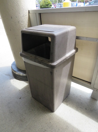 Brown Outdoor Trash Cans