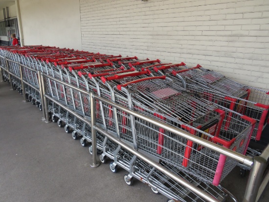 CHROME SHOPPING CARTS