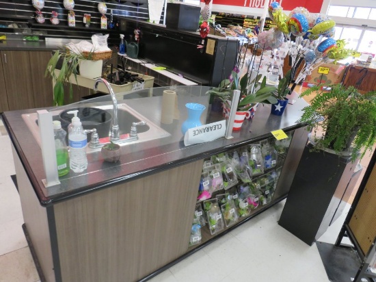 9ft Floral Counter With Sink