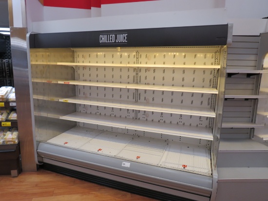 8FT HILL/PHOENIX O5DM JUICE CASE '09 - NO SHELVES - REMOTE COOLED, NO COMPRESSOR