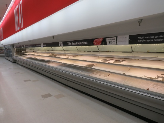 Hussmann M3 4-Deck Meat Cases 1996 (4-12ft) - Remote Cooled, No Compressor