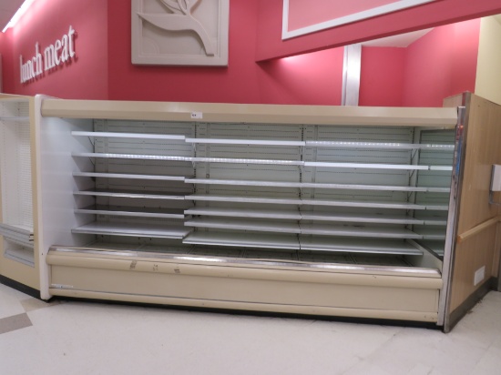 12FT HUSSMANN D5 DAIRY CASE '95 - REMOTE COOLED, NO COMPRESSOR