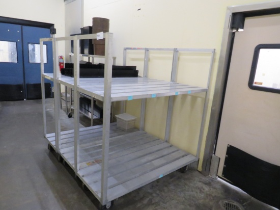 24X60 2-DECK ALUMINUM COOLER CARTS