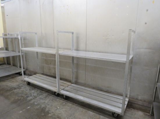 24X60 2-DECK ALUMINUM COOLER CARTS