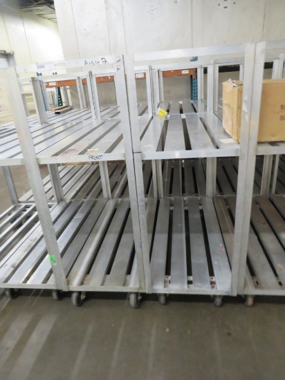 24X60 2-DECK ALUMINUM COOLER CARTS