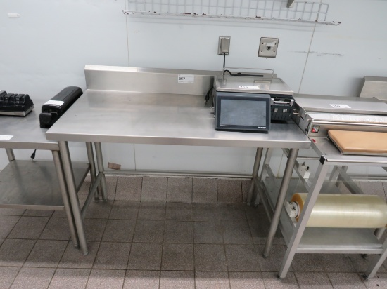 4FT STAINLESS STEEL TABLE - 24IN DEEP