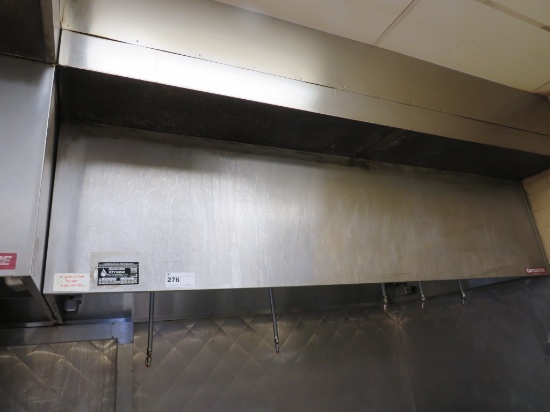 8FT S/STEEL EXHAUST HOOD - NO FANS