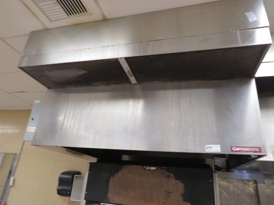 66-INCH S/STEEL EXHAUST HOOD - NO FANS