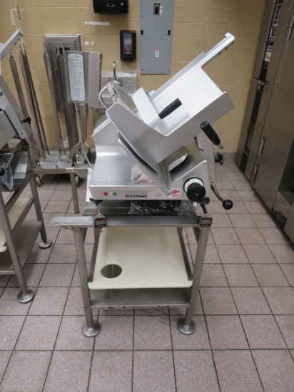 BIZERBA GSP DELI SLICER WITH SHARPENER, STAND