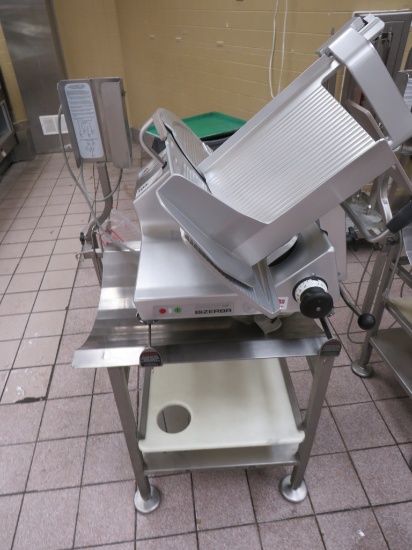 BIZERBA GSP DELI SLICER WITH SHARPENER, STAND