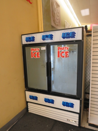TRUE GDIM-49 SELF-CONTAINED 2-DOOR ICE MERCHANDISER