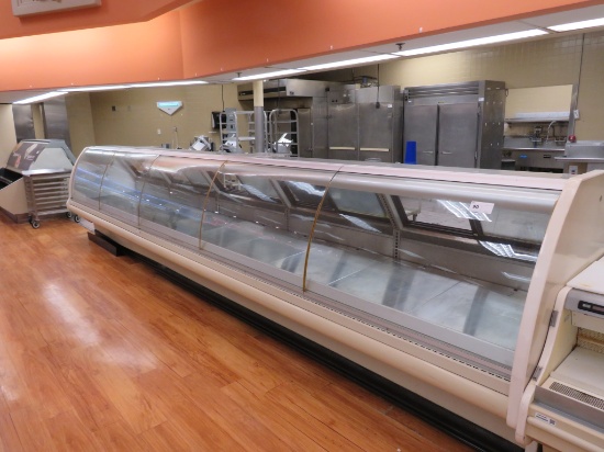 HUSSMANN SMB SERVICE DELI CASES '01 (1-8FT, 1-12FT) - REMOTE COOLED, NO COMPRESSOR