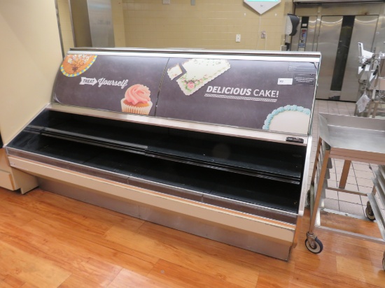 8FT BARKER PTD SERVICE DELI CASE - REMOTE COOLED, NO COMPRESSOR
