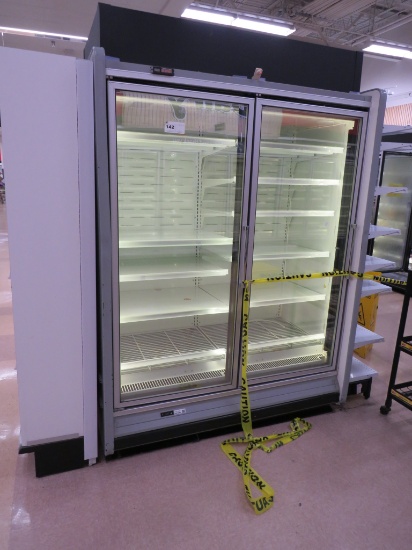 KYSOR QFGCEI GLASS-DOOR FREEZER CASE 2011 - SOLD BY THE DOOR - REMOTE COOLED, NO COMPRESSOR