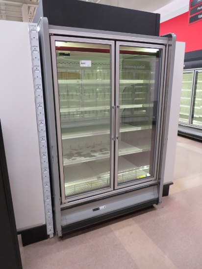 4FT KYSOR DX6LN GLASS-DOOR DAIRY CASE 2011 - REMOTE COOLED, NO COMPRESSOR