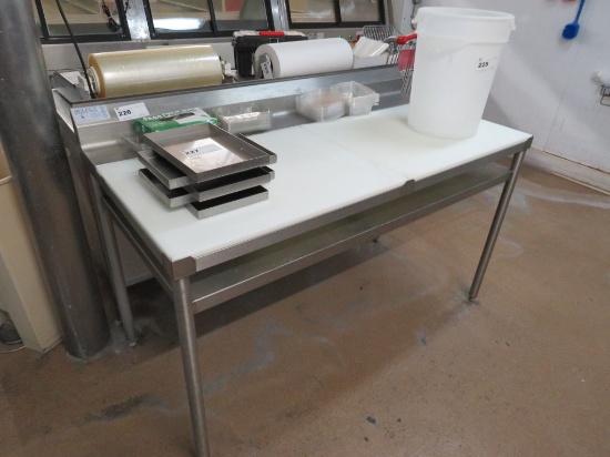 5FT POLYTOP TABLE - 24IN DEEP