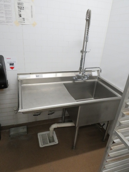 52-INCH 1-COMPARTMENT SINK