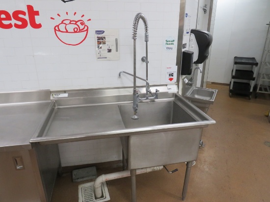 52-INCH 1-COMPARTMENT SINK