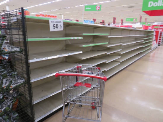 MADIX GONDOLA SHELVING 72IN TALL 20/20 - 40FT W/4FT END CAP - SOLD BY THE FOOT