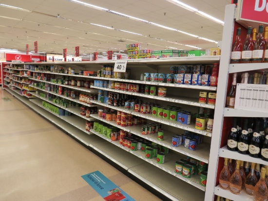 Madix Gondola Shelving 72in Tall 20/20 - 48ft W/4ft End Caps - Sold By The Foot