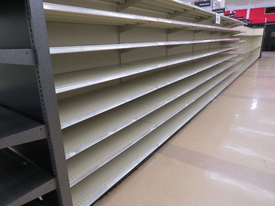 MADIX GONDOLA SHELVING 72IN TALL 20/20, 22/22 - 48FT W/4FT END CAPS - SOLD BY THE FOOT
