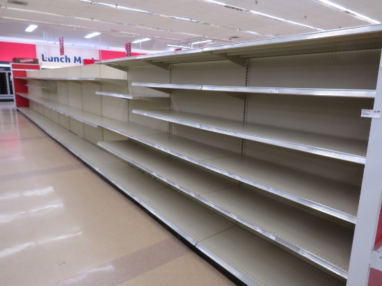 MADIX GONDOLA SHELVING 72IN TALL 20/20 - 48FT W/4FT END CAP - SOLD BY THE FOOT