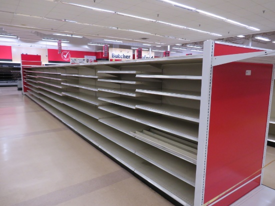 Madix Gondola Shelving 72in Tall 20/20 - 44ft W/4ft End Caps - Sold By The Foot