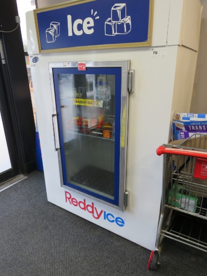 LEER SELF-CONTAINED 1-DOOR ICE MERCHANDISER