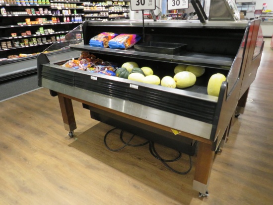 2021 6FT SOUTHERN CASE ARTS SELF-CONTAINED 2-DECK PRODUCE CASE - FRONT SHELVING INSERT INCLUDED