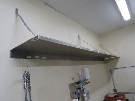 6ft S/Steel Wall Shelves