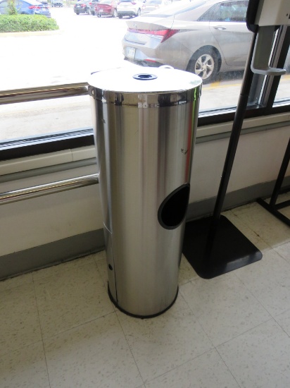 S/STEEL TRASH CAN