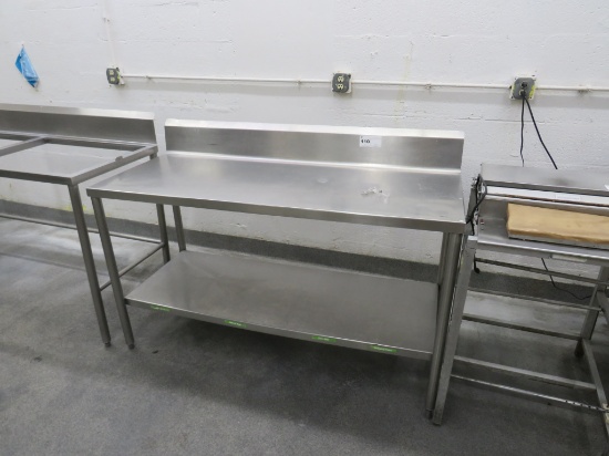 5FT STAINLESS STEEL TABLE - 24IN DEEP