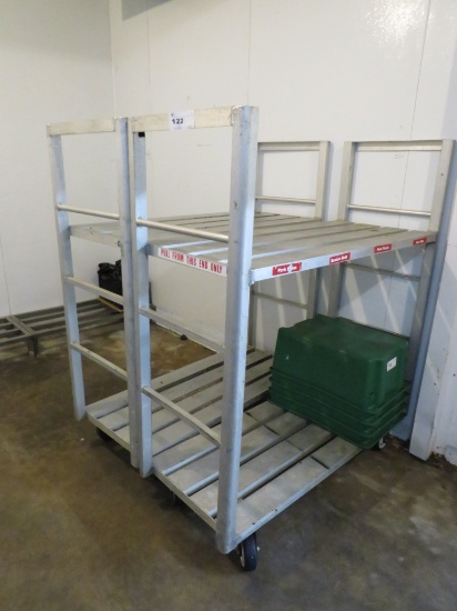 24X59 2-DECK ALUMINUM COOLER CARTS