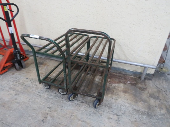GREEN 2-DECK STOCK CARTS