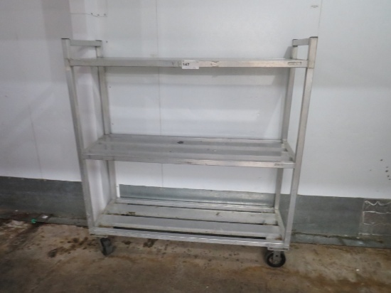 20X60 3-DECK ALUMINUM COOLER CART
