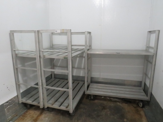 24X59 2-DECK ALUMINUM COOLER CARTS