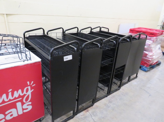 42-Inch Black Merchandisers