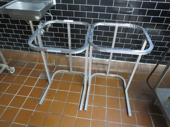 ALUMINUM TRASH BAG STANDS