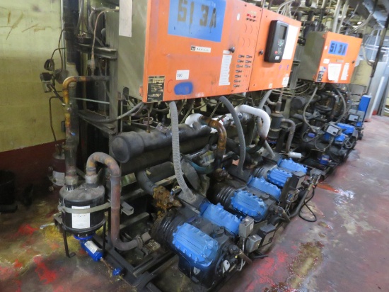 HILL COMPRESSOR RACK C 45HP 3-COPELAND 208V CONTROL PANEL NOT INCLUDED