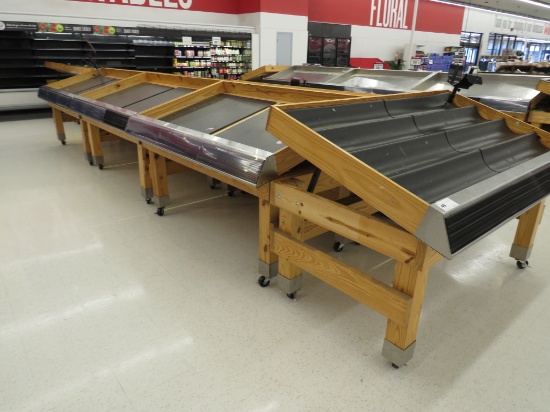 6FT SLANT PRODUCE TABLES