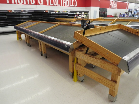 6FT SLANT PRODUCE TABLES