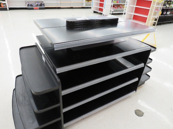 33X51 BLACK 5-DECK MERCHANDISER