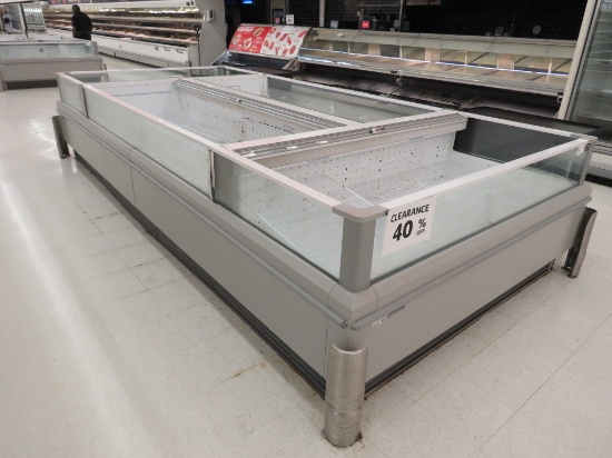 2016 HILL/PHOENIX OWIZ FREEZER CASES (1-8FT ISLAND, 2-6FT END BUNKERS) - NO COMPRESSOR